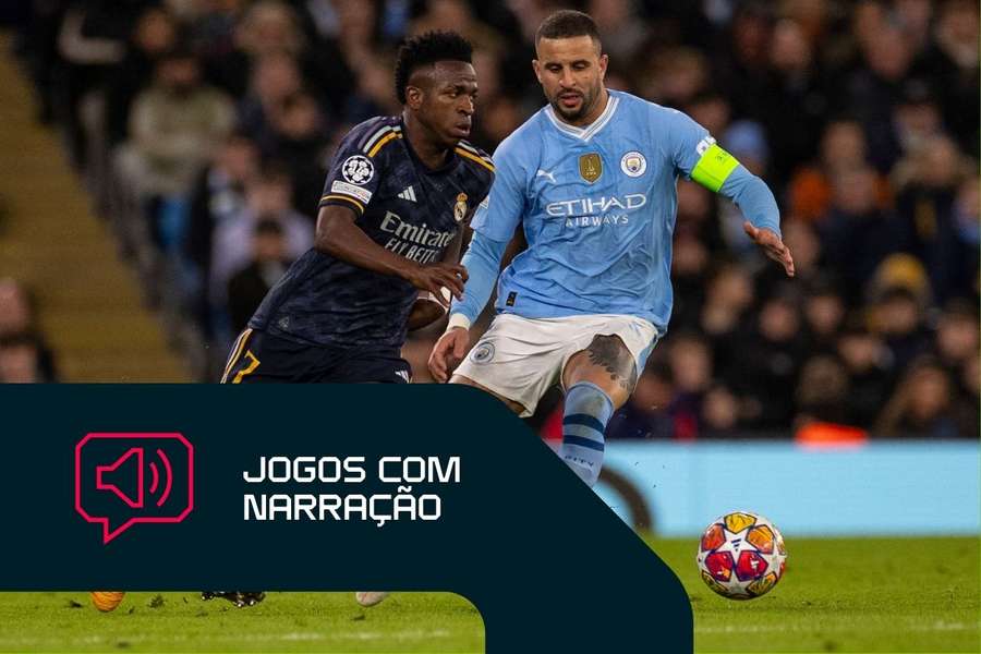 Manchester City e Real Madrid se enfrentam pela Champions