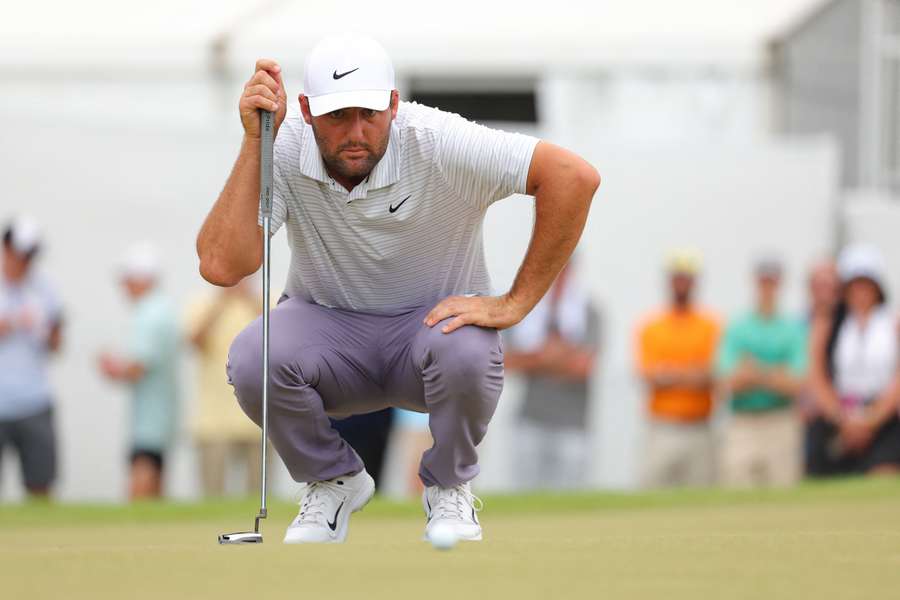 Scottie Scheffler has a five-shot lead going into the final round of the season-ending Tour Championship