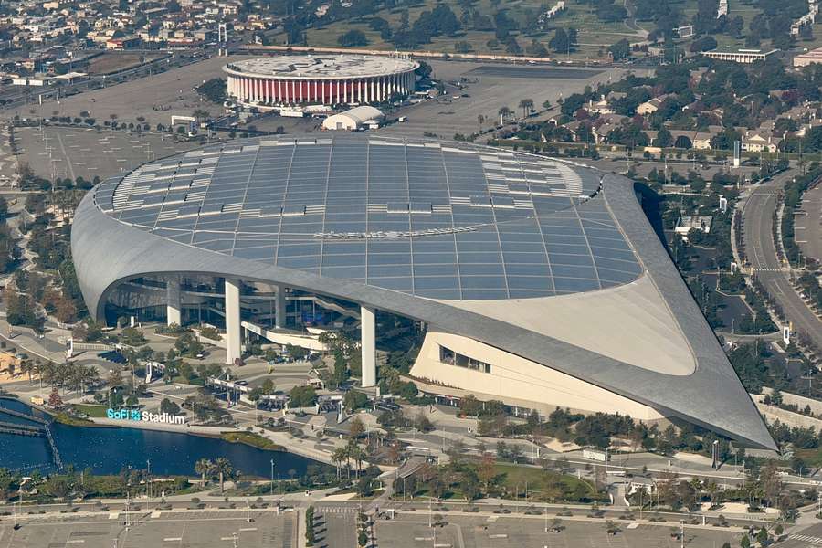 SoFi Stadium in Los Angeles, California.
