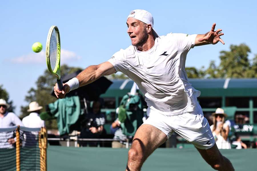 Jan-Lennard Struff auf dem Court.