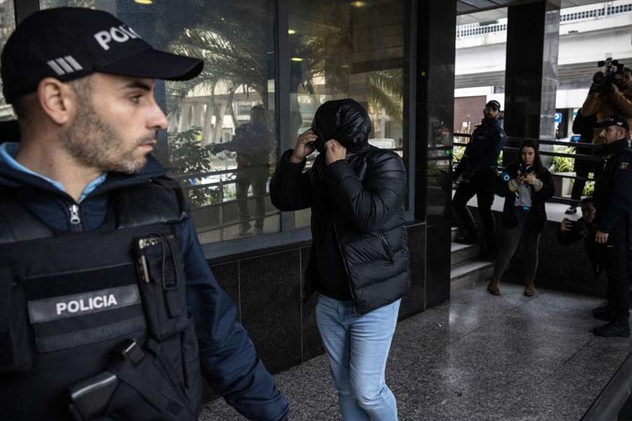 Fernando Madureira à saída do tribunal