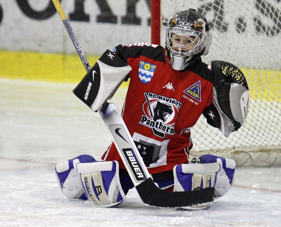 Jakub Dobeš v dresu HC Havířov Panthers.