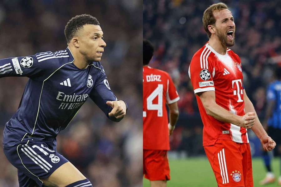 Kylian Mbappé y Harry Kane Kylian Mbappé y Harry Kane