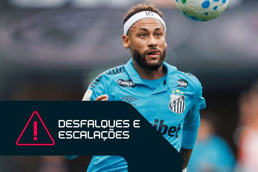 Neymar tem lesão na coxa e desfalca Santos contra Inter Neymar tem lesão na coxa e desfalca Santos contra Inter
