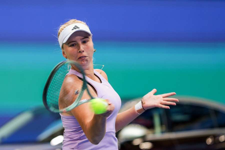 Tauson was clearly hampered by back problems in Ningbo