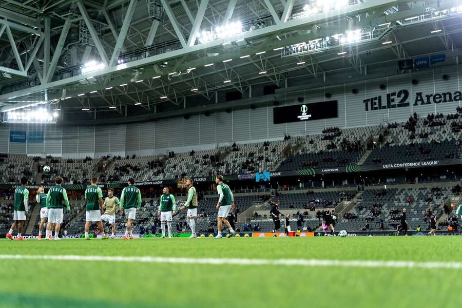 Partida Djurgarden - Legia, întreruptă