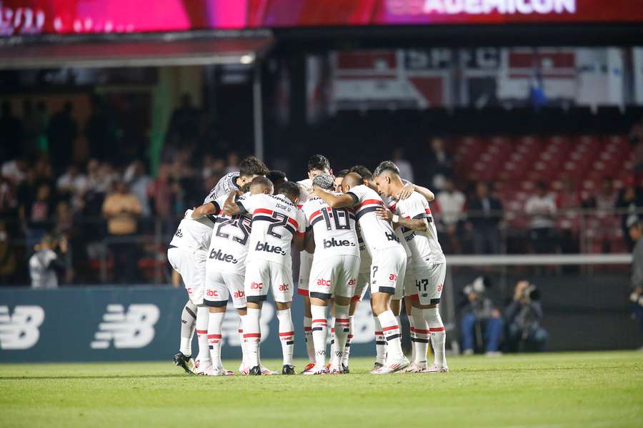 O São Paulo vem de vitória contra o Grêmio