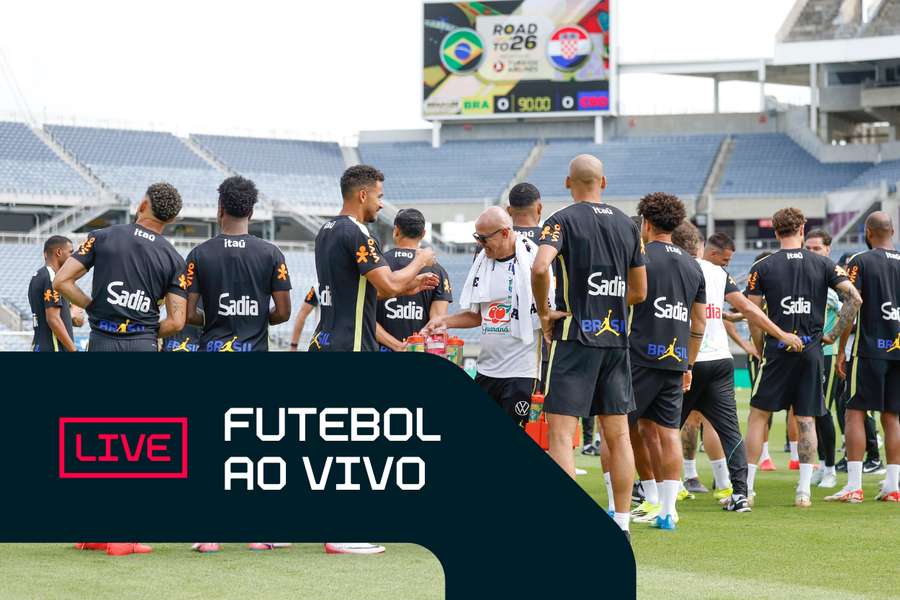 Seleção Brasileira treina antes de amistoso em Orlando