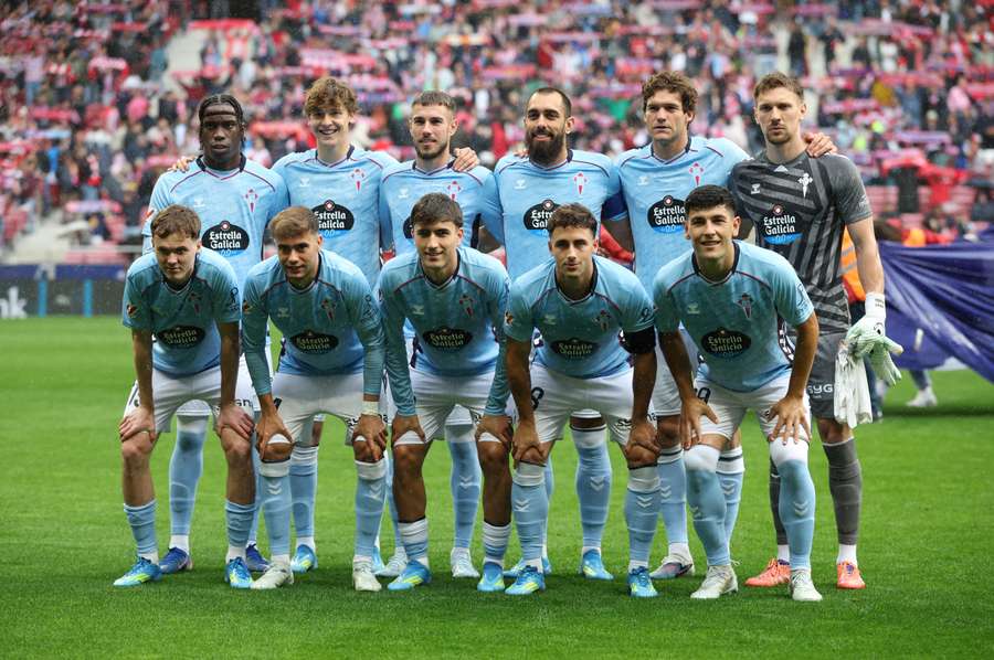 Así salió el Celta en el Metropolitano Así salió el Celta en el Metropolitano
