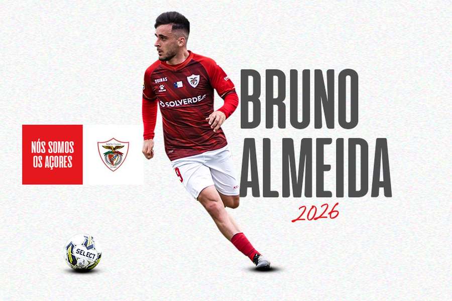 Bruno Almeida assinou até 2026