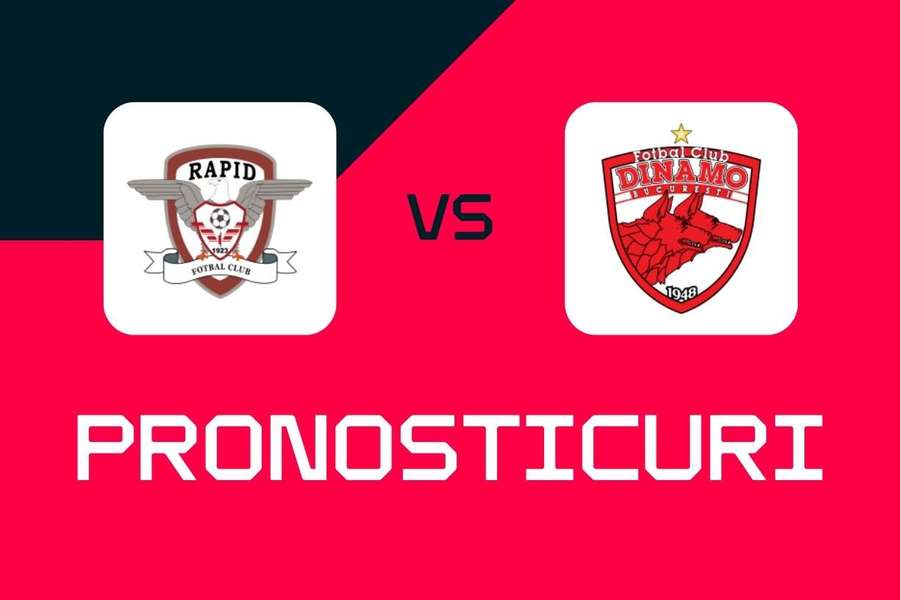 Rapid - Dinamo - Pronosticuri, cele mai bune pariuri și cote Play-Off Superliga