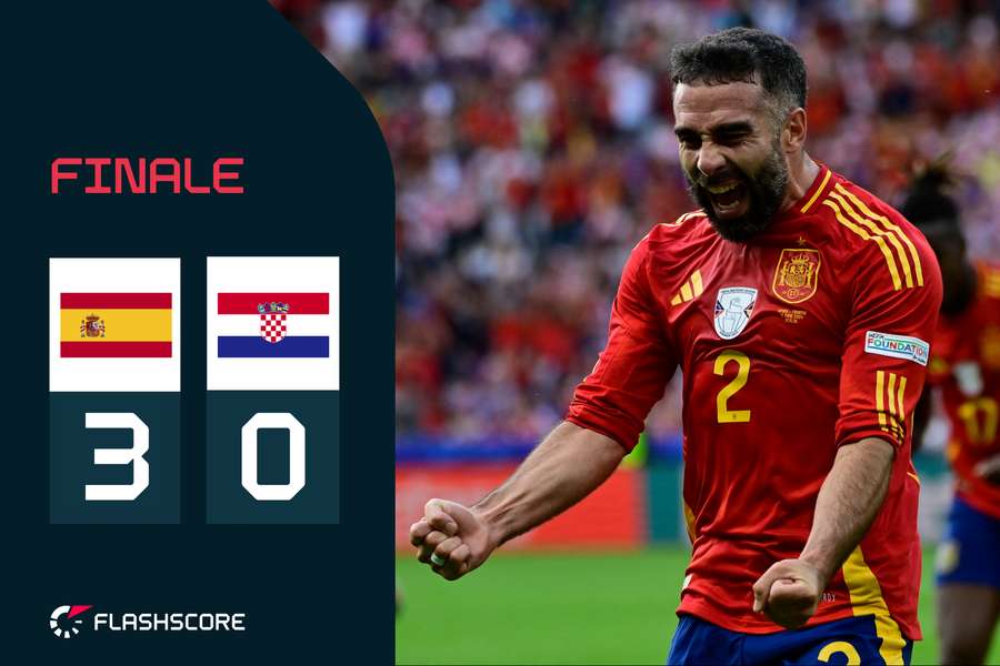 Morata ha siglato l'1-0, Carvajal il 3-0