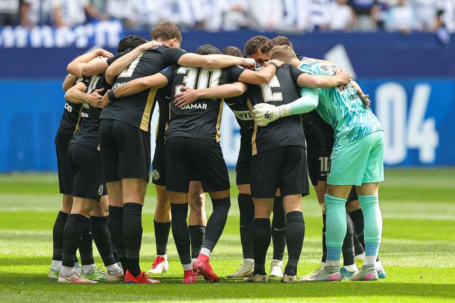 Les joueurs d'Elversberg face à Schalke 04 le week-end dernier.