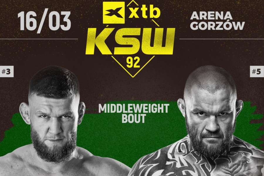 Piotr Kuberski zmierzy się z Michałem Materlą na gali KSW 92 w Arenie Gorzów