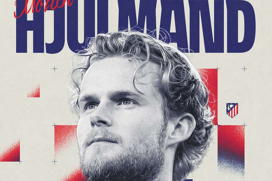 Hjulmand já fala como jogador do Atlético Hjulmand já fala como jogador do Atlético