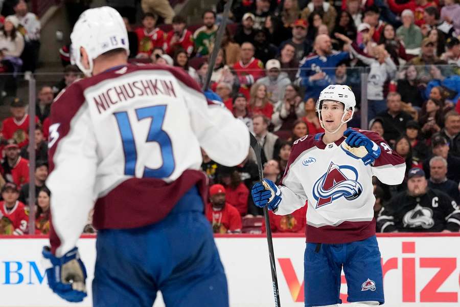 Nečas slaví povedený večer v dresu Colorada.