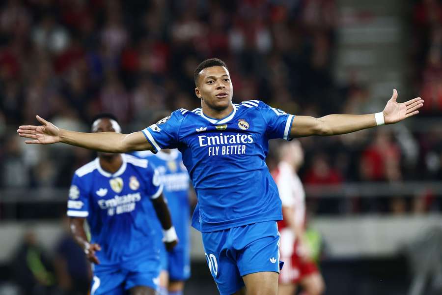 Kylian Mbappé hat Real vor einer Niederlage in Athen bewahrt Kylian Mbappé hat Real vor einer Niederlage in Athen bewahrt