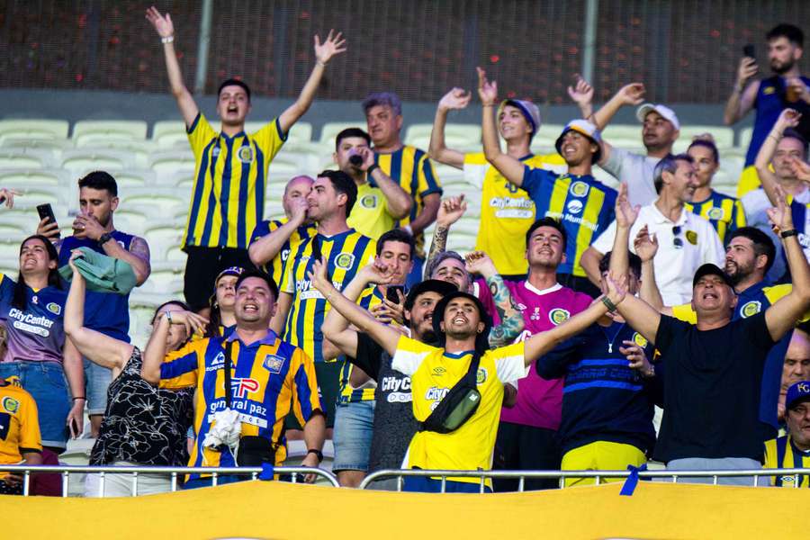 Torcedores do Rosario Central em agosto passado.