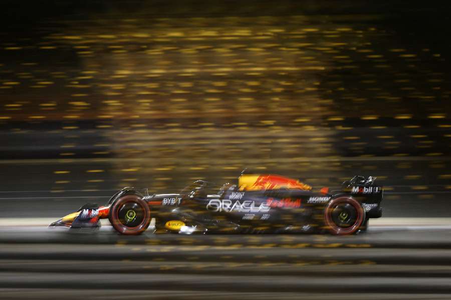Red Bull's Max Verstappen during qualifying