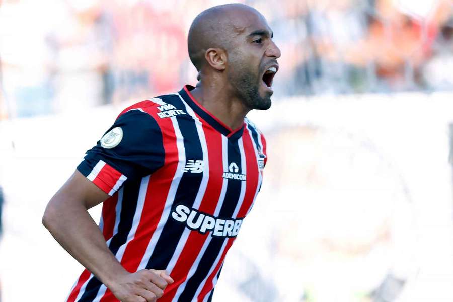 Lucas Moura has 14 goals for Sao Paulo this season