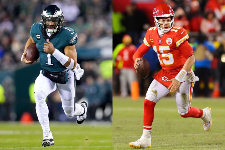 Jalen Hurts vs Patrick Mahomes: een stijlvol duel tussen twee wonderkinderen