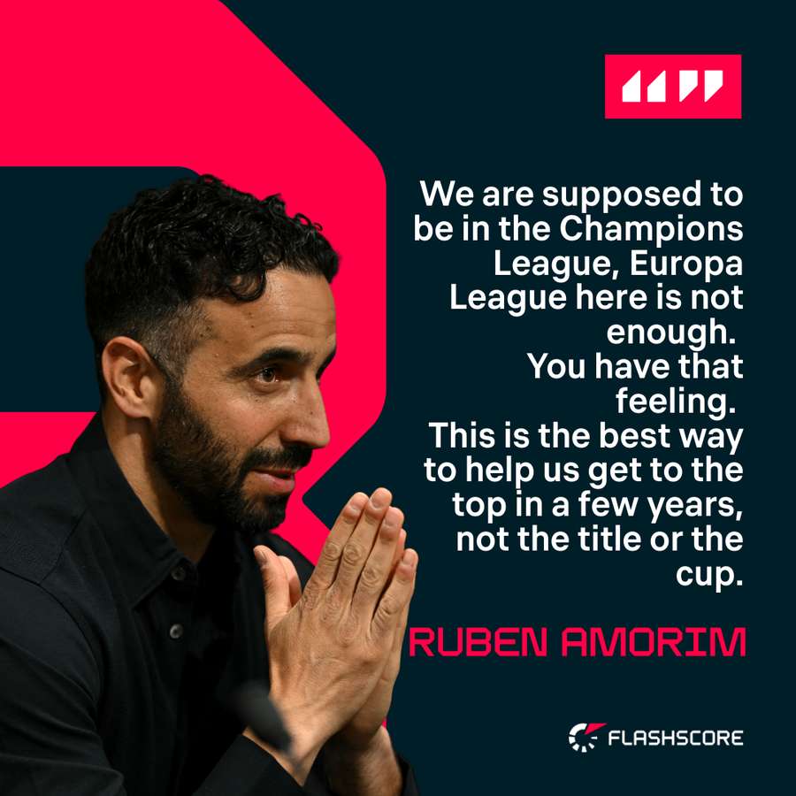Ruben Amorim speaking ahead of the Europa League final Ruben Amorim speaking ahead of the Europa League final
