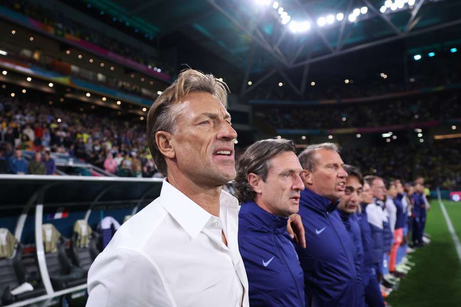 Hervé Renard et son staff.