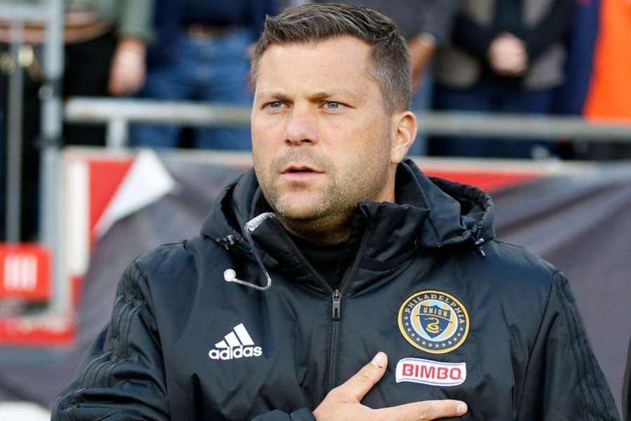 B.J. Callaghan als Assistenztrainer von Philadelphia Union.