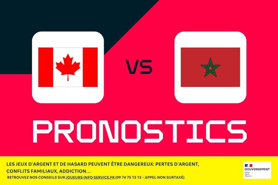 Canada - Maroc : pronostics CDM, meilleurs paris et cotes (8e de finale) Canada - Maroc : pronostics CDM, meilleurs paris et cotes (8e de finale)