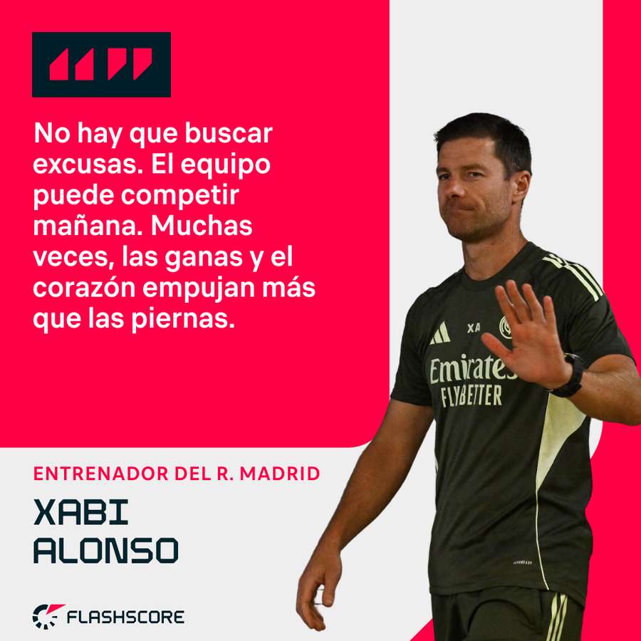 Las palabras de Xabi Alonso