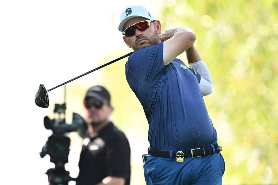 Louis Oosthuizen is tied at the top of the leaderboard with Charl Schwartzel