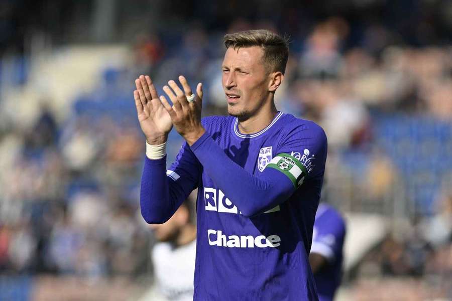 Dávid Krčík bol v súboji so Slováckom dvojgólový. Mieril aj do vlastnej siete.