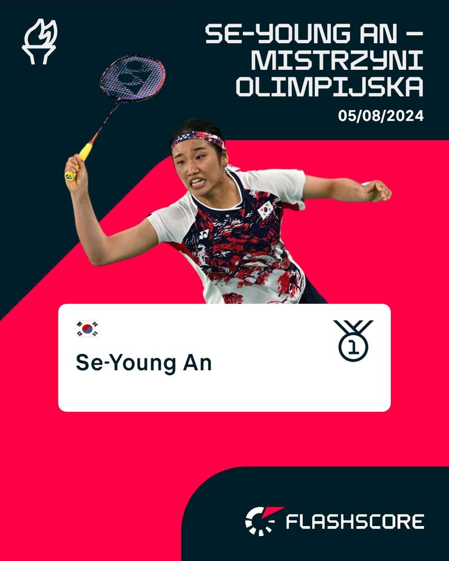 An Se-Young mistrzyni olimpijska w badmintonie