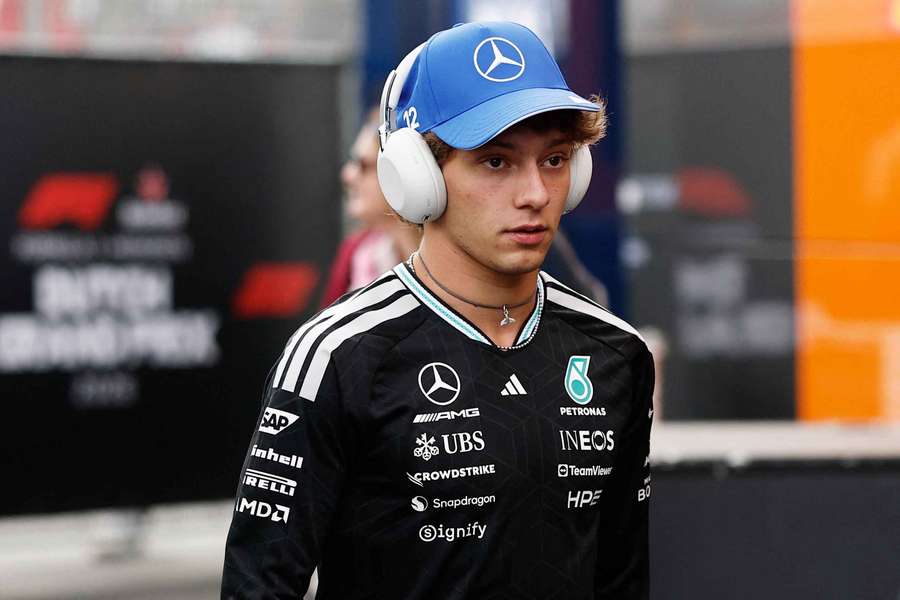 Antonelli à Zandvoort ce samedi. Antonelli à Zandvoort ce samedi.