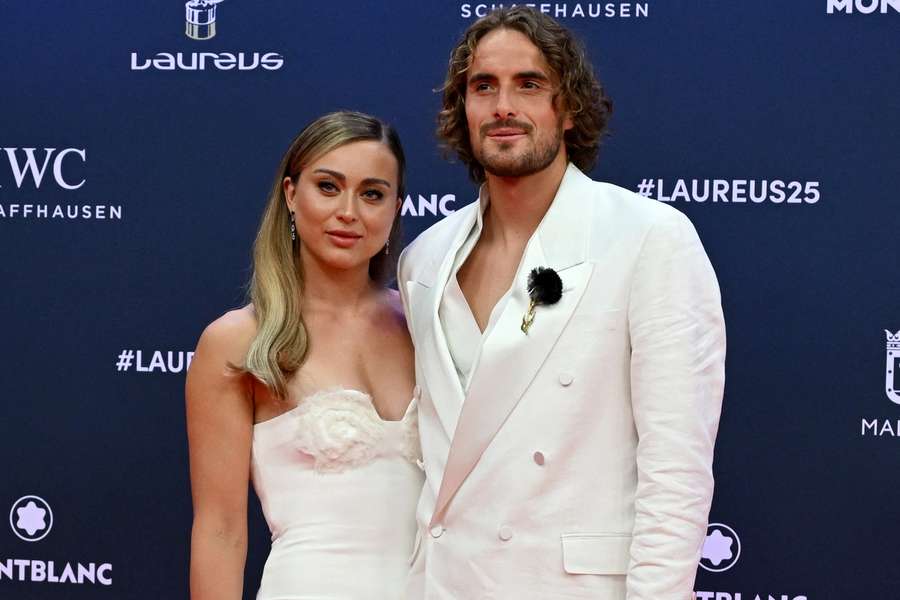 Paula Badosaová a Stefanos Tsitsipas ještě jako pár. Paula Badosaová a Stefanos Tsitsipas ještě jako pár.