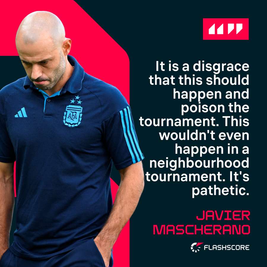 Mascherano's comments after the match