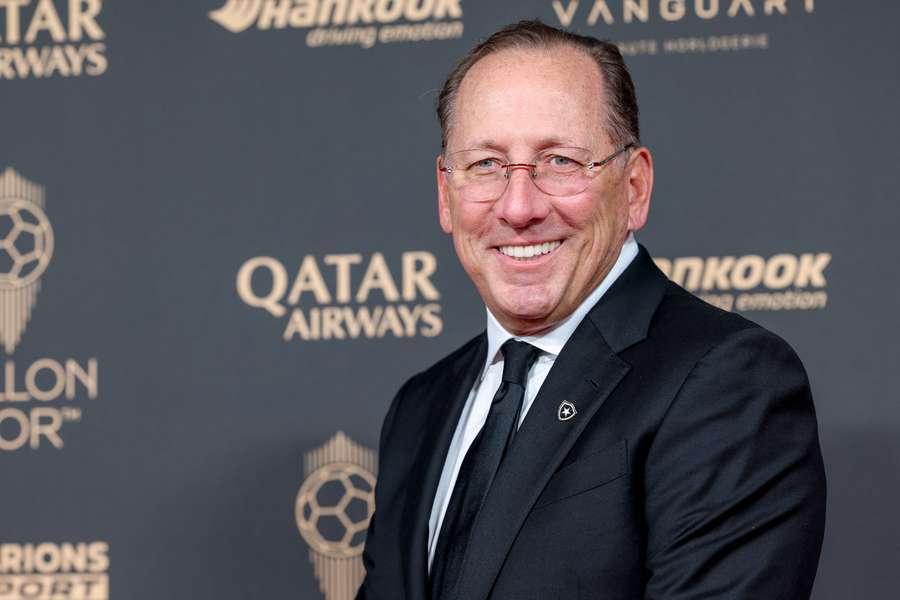 John Textor lors de la cérémonie du Ballon d'Or le 22 septembre.