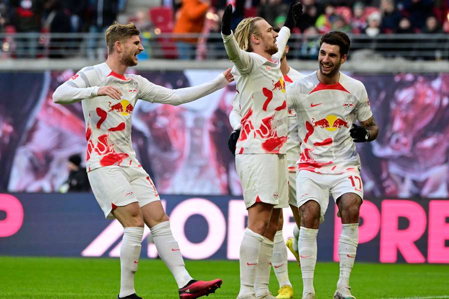 Emil Forsberg bagged his fourth goal in as many games to help Leipzig past Gladbach