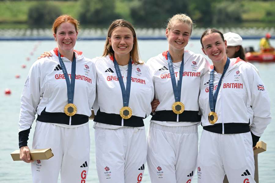 Les Britanniques sur le podium.