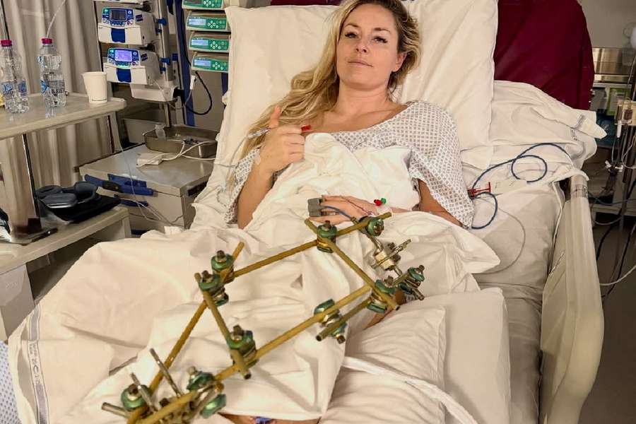 Lindsey Vonn, tras ser operada una tercera vez desde el domingo