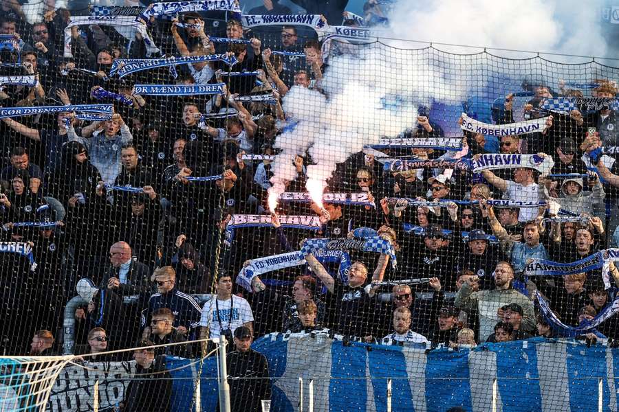 The FC Copenhagen supporters could celebrate in Haderslev.