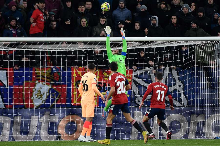 Oblak teve atuação destacada em Pamplona