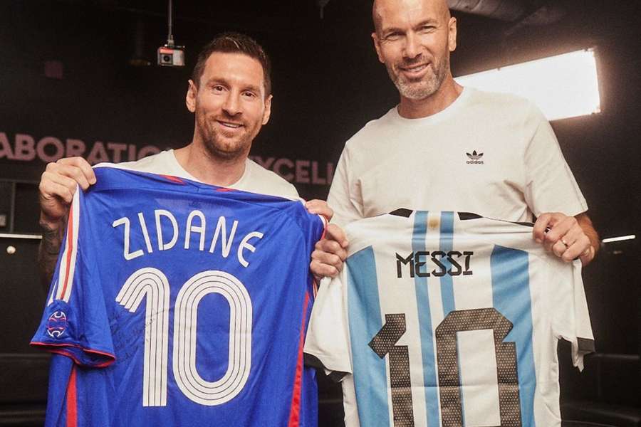 Messi encontrou-se com Zidane em Miami