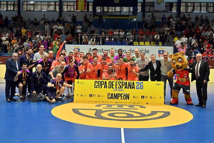 El Barcelona, campeón de la Copa de España de balonmano El Barcelona, campeón de la Copa de España de balonmano