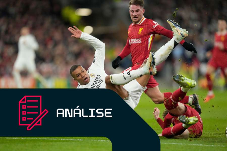 Mbappé com pouco impacto em Madrid