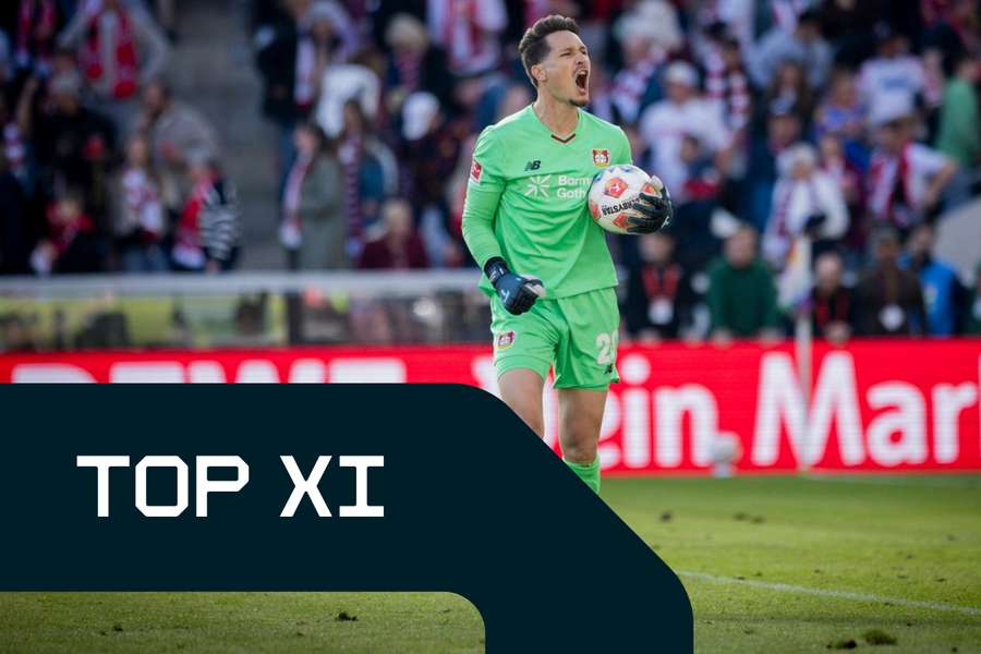 Bundesliga Top XI: Janis Blaswich sicherte Leverkusen die drei Punkte in Köln.