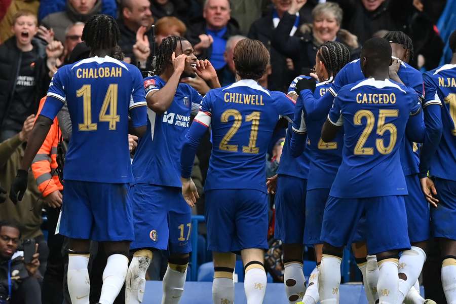 El Chelsea celebra en Stamford Bridge 
