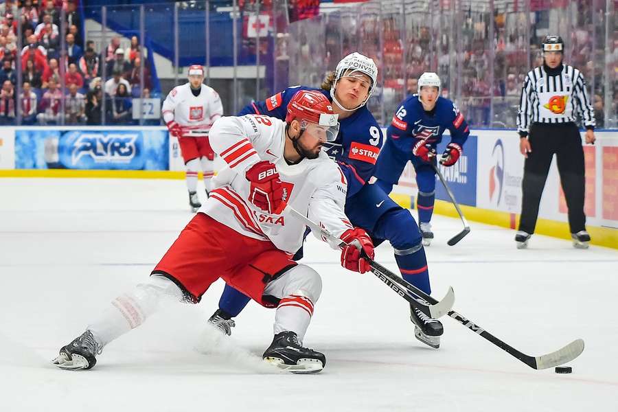 Reprezentanci Polski postawili się gwiazdom NHL. Po twardej walce ulegli Amerykanom 1:4