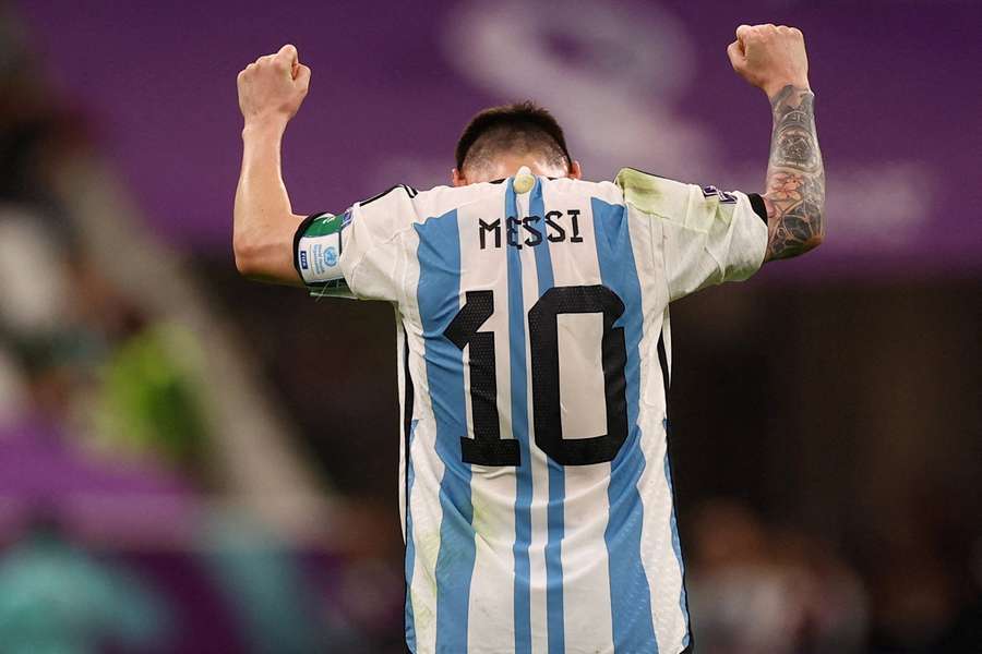 Lionel Messi opened the scoring for Argentina with a sweet left-footed finish during the second half