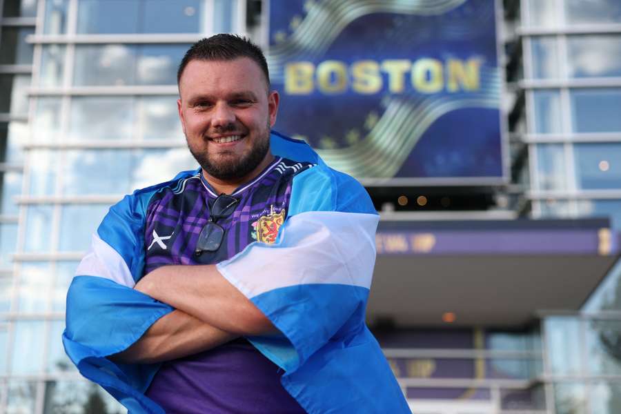 Scotland fan in Boston for the 2026 FIFA World Cup